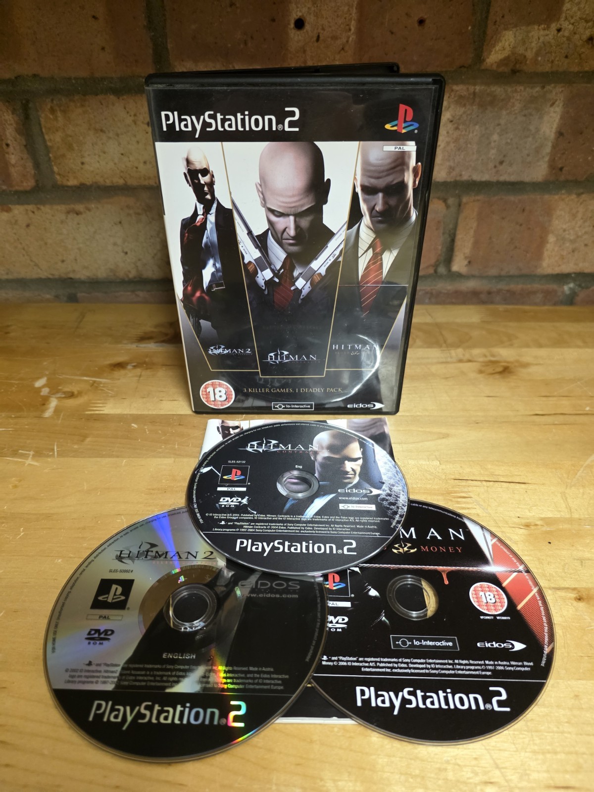 Hitman: The Triple Hit Pack (Sony PlayStation 2) - PAL - PS2 Complete