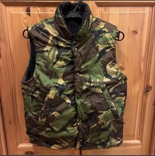 Snugpak × Harris Tweed Reversible Vest S Size - Camo & Gray