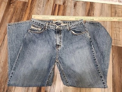 Vintage Us Polo Assn Jeans 36x32 Mens Blue Denim Retro 1990s Acid Wash