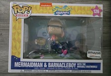 Funko Pop! Rides Deluxe: Nickelodeon - Mermaidman & Barnacleboy Not Mint