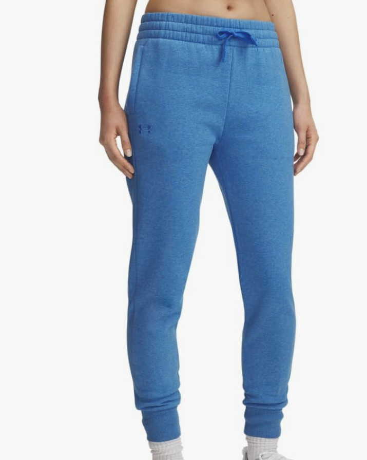 Joggers Blue Rival Fleece Draw String Women's M By Under Armour-image