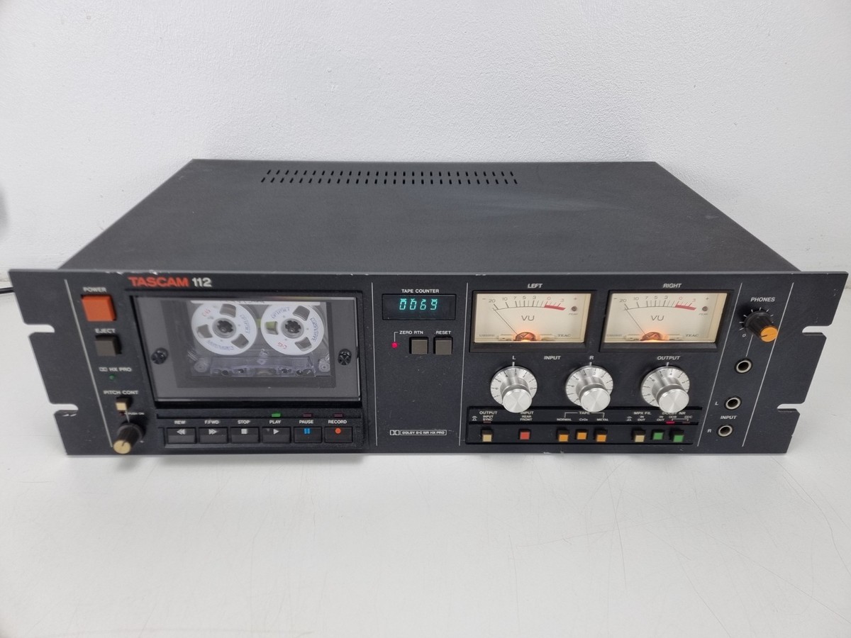 TASCAM 112 デッキセット Tascam 112 Stereo Cassette Deck - Calibrated - Serviced No Recap