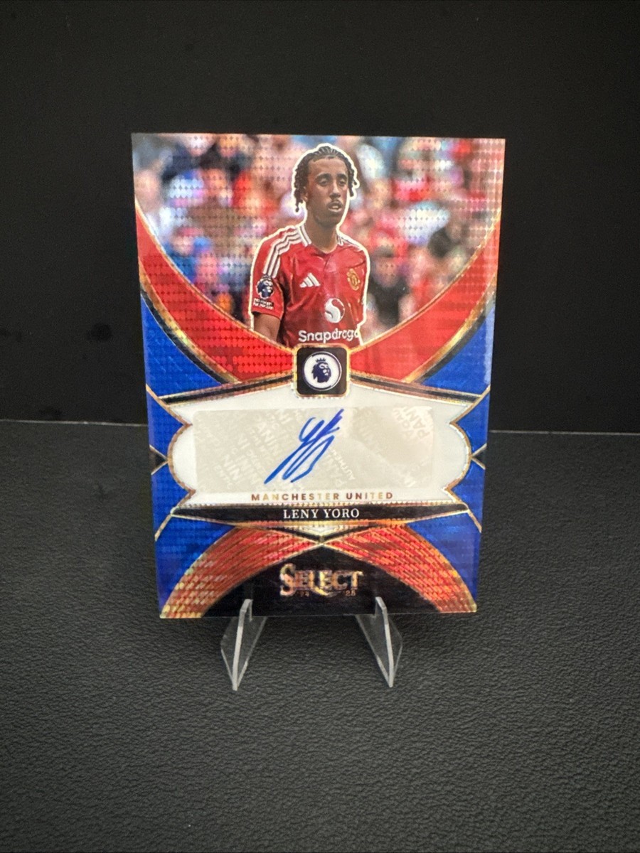 2024-25 Panini Select EPL - Blue Pulsar Select Signatures Leny