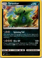 Tyranitar Holo Rare SM - Team Up 85/181 NM on eBay