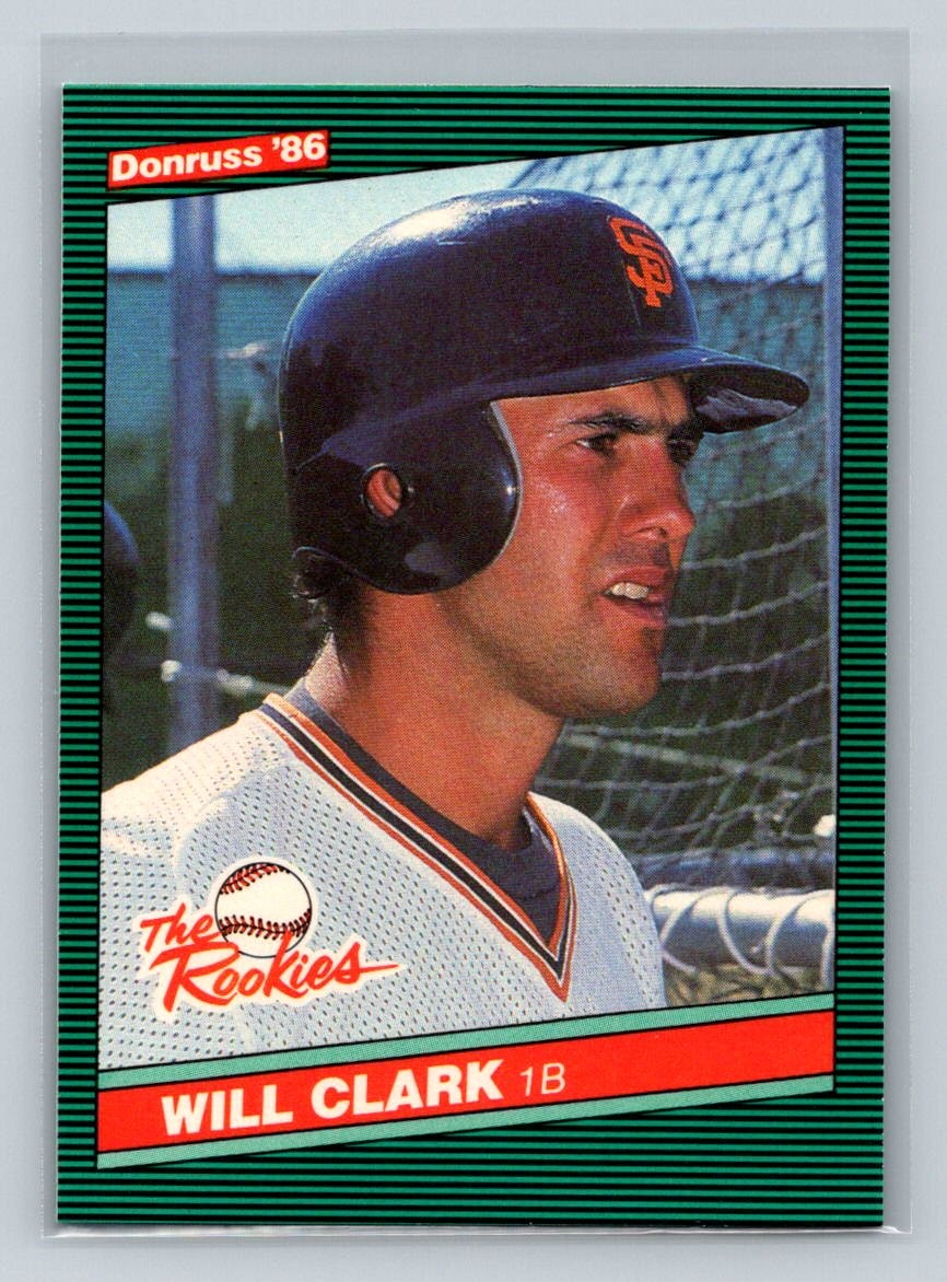 1986 Donruss The Rookies #32 Will Clark