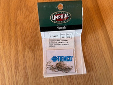TMC 2457 Size 18 Package of 25 Fly Tying Hooks Tiemco
