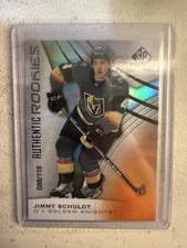 2019-20 UD SP Game Used Ed. Rookies Jimmy Schuldt #172 Orange Rainbow # 088/118
