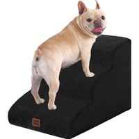 Hundetreppe Sofa 40Cm Hoch, Rutschfest, Waschbarer Bezug, 3 Stufen