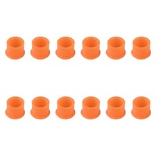 12 Pieces RCA Caps Protectors RCA Connector Dustproof Caps Wear Resistant Soft