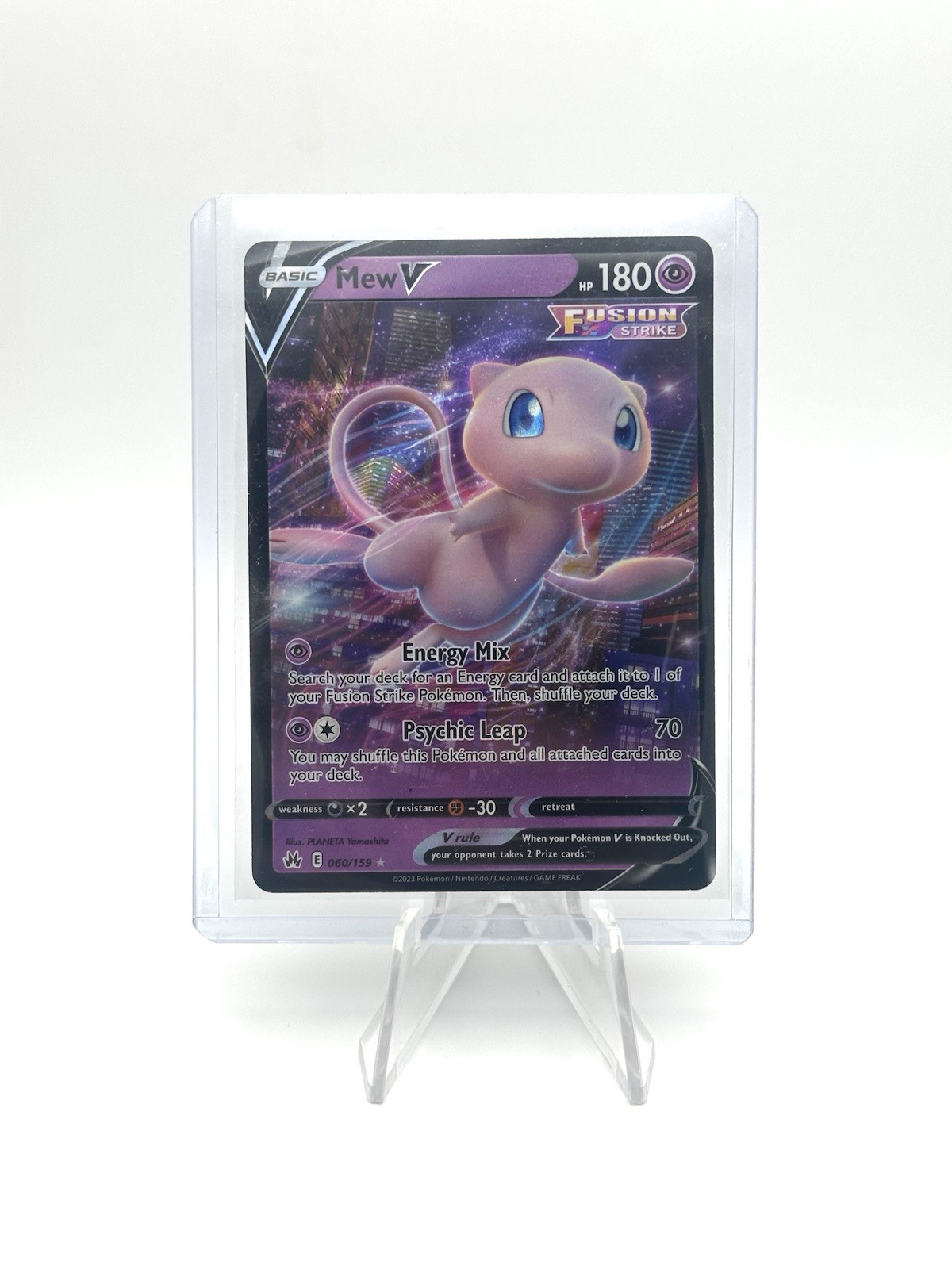 Pokemon Tcg - Mew V Crown Zenith - Holo Near Mint 060/159