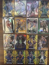 NBA Basketball Stars 16 Card Lot - Mosaic, Prizm, Revolution - Curry, Durant