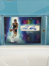 Rick Barry 2024 Leaf In the Game Used Vignette AUTO /35 Gorgeous HOF Warriors