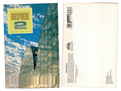 Postkarte - Biosphäre 2 Arizona Forschungseinrichtung Glasstruktur UNBESPIELT