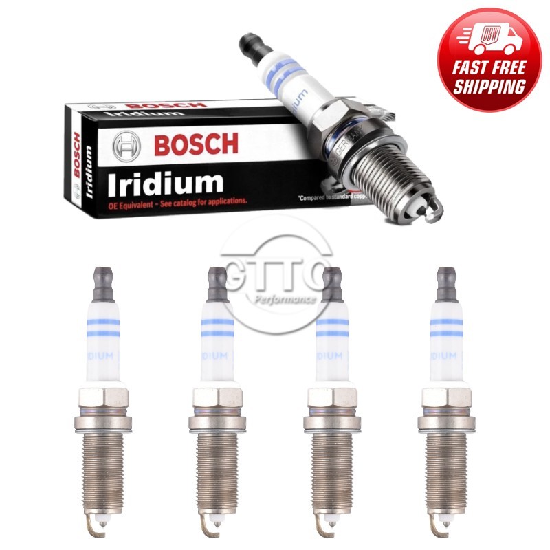 Genuine BOSCH OE Fine Wire Iridium Spark Plug 4PCS for 14-24 Ram 2500 3500 4500