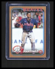 2024 Julio Pablo Martinez Rookie Card -Topps #685 Gold /2024 Braves