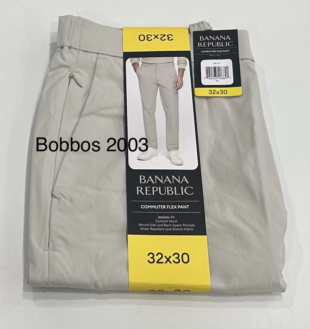 Banana Republic Men's Commuter Flex Pants, Tan, Size 32X30