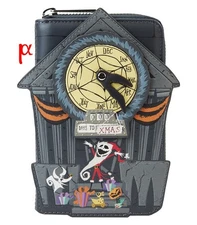 Loungefly Disney Nightmare Before Christmas Santa Jack Zero Mayor Town Wallet