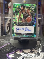 2024-25 Panini Mosaic Scripts James Silas, Green  #MS-JSS (AU)