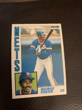 George Foster 1984 O-Pee-Chee 350 New York Mets Baseball Card