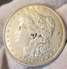 * 1888 *  SHARP DETAILS PHILADELPHIA MINT 90% MORGAN SILVER DOLLAR LOT #A65