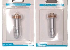 2 PACK LOT Engraving Tip Knife Blade  QuickSwap Housing 12mm For Cricut Makers