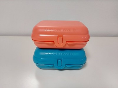 Tupperware Twin 2er Set Dosen orange/türkis Größe 2 *NEU + OVP*