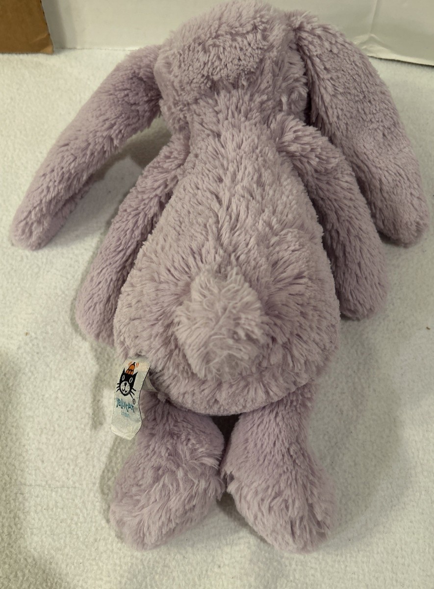 Authentic Jellycat Bashful Viola Bunny Purple Bunny Plush 12