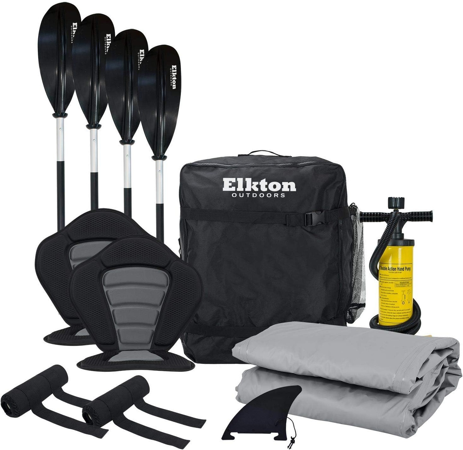 Elkton Outdoors Steelhead Inflatable Fishing Kayak Boat
