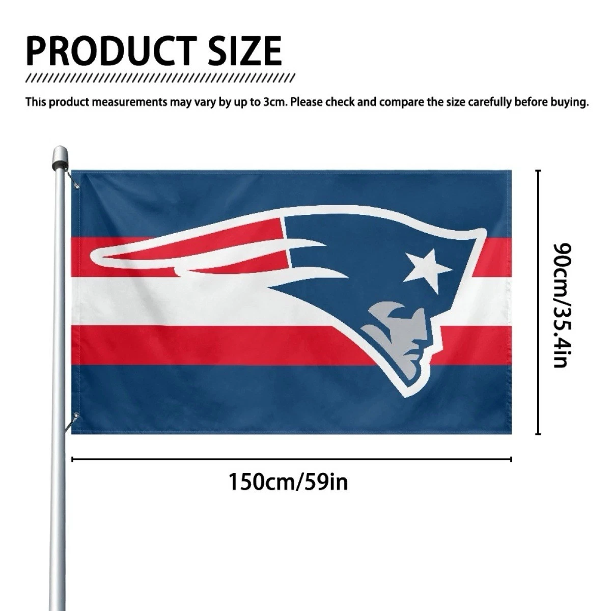 England Fans Football Team House Flag