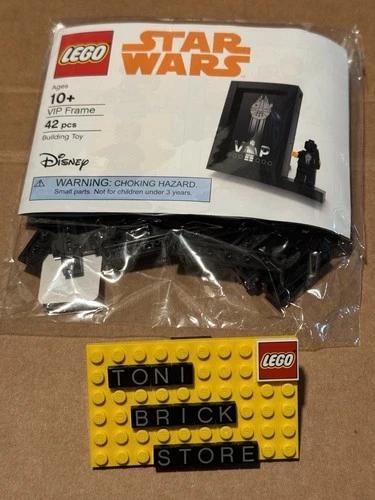 LEGO 5005747 VIP FRAME EXCLUSIVE STAR WARS BLACK CARD DISPLAY STAND