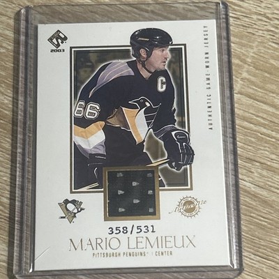 2002 Pacific Private Stock Reserve Mario Lemieux #138 Patch /531 Penguins