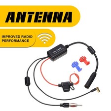 1PCS Universal Roof Mount Active Amplified DAB + FM Radio Aerial Antenna Mast