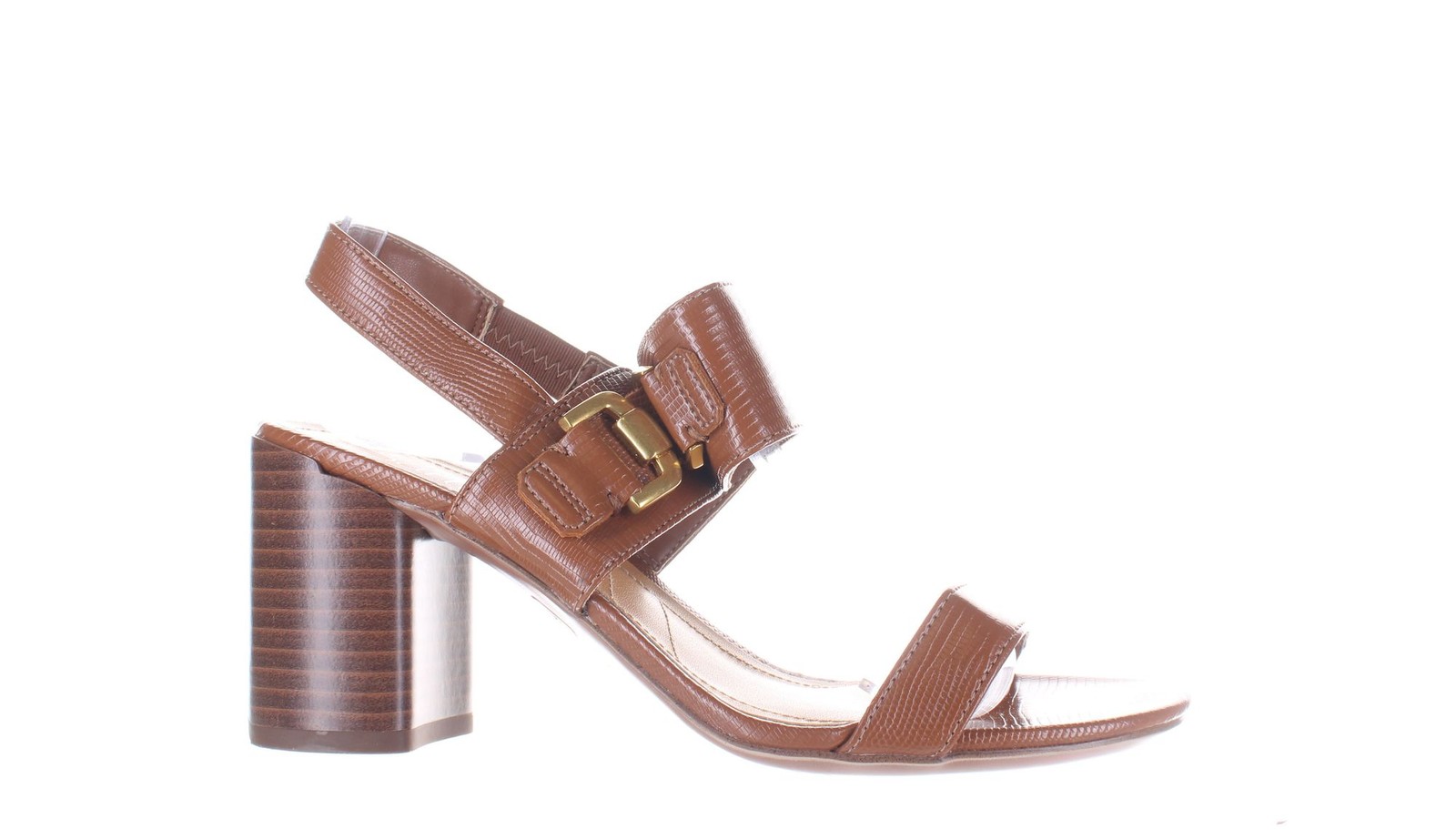 Franco Sarto Amyrah Brown Womens Slingback Heels Size 6