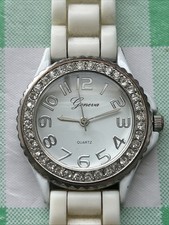 Geneva White Dial And Band Women s Quartz Watch