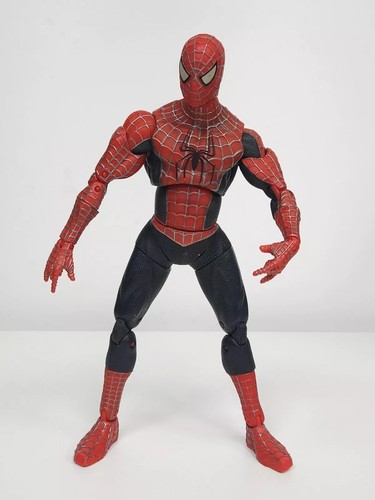 12”inch Marvel Spider man 2 Movie Action Figure 2004 Toby Maguire Rare Poseable - Picture 1 of 4