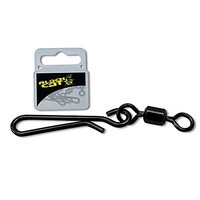 Black Cat Uni Clip Schwarz Matt 5StüCk