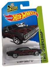2014 Hot Wheels 233/250 HW Workshop '64 CHEVY CHEVELLE SS Black