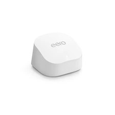 eero 6 Mesh WiFi System Router 1-Pack Covers up to 1500 sq ft