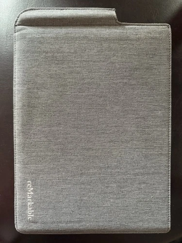 OEM reMarkable 2 FOLIO The Original SLEEVE Grey Polymer Weave w/Pocket EXCELLENT
