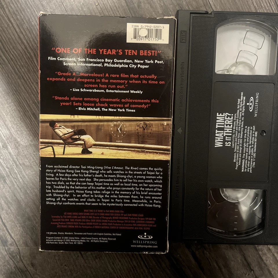 What Time Is It There (VHS 2002) Tsai Ming-Liang OOP RARE Foreign Film Promo - Image 2 of 2