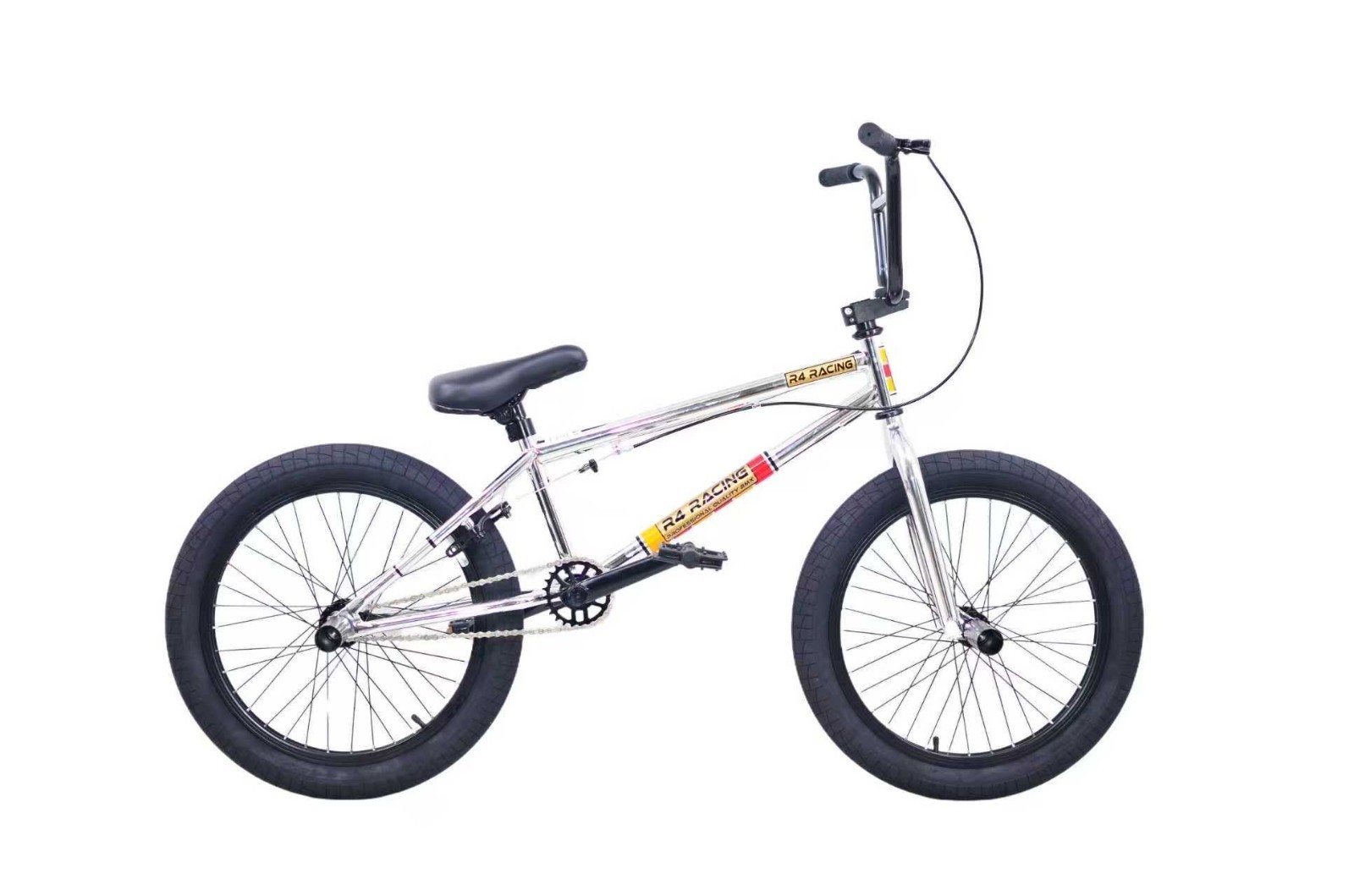 2026 R4 20 Inch BMX Bicycle Stunt Freestyle Sealed Hubs with pegs Chrome