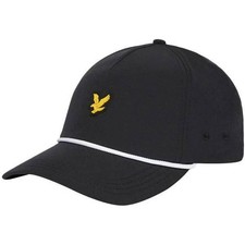 Lyle & Scott Men's Golf Rope Cap Hat Adjustable | HE1600G | Black / Green | One