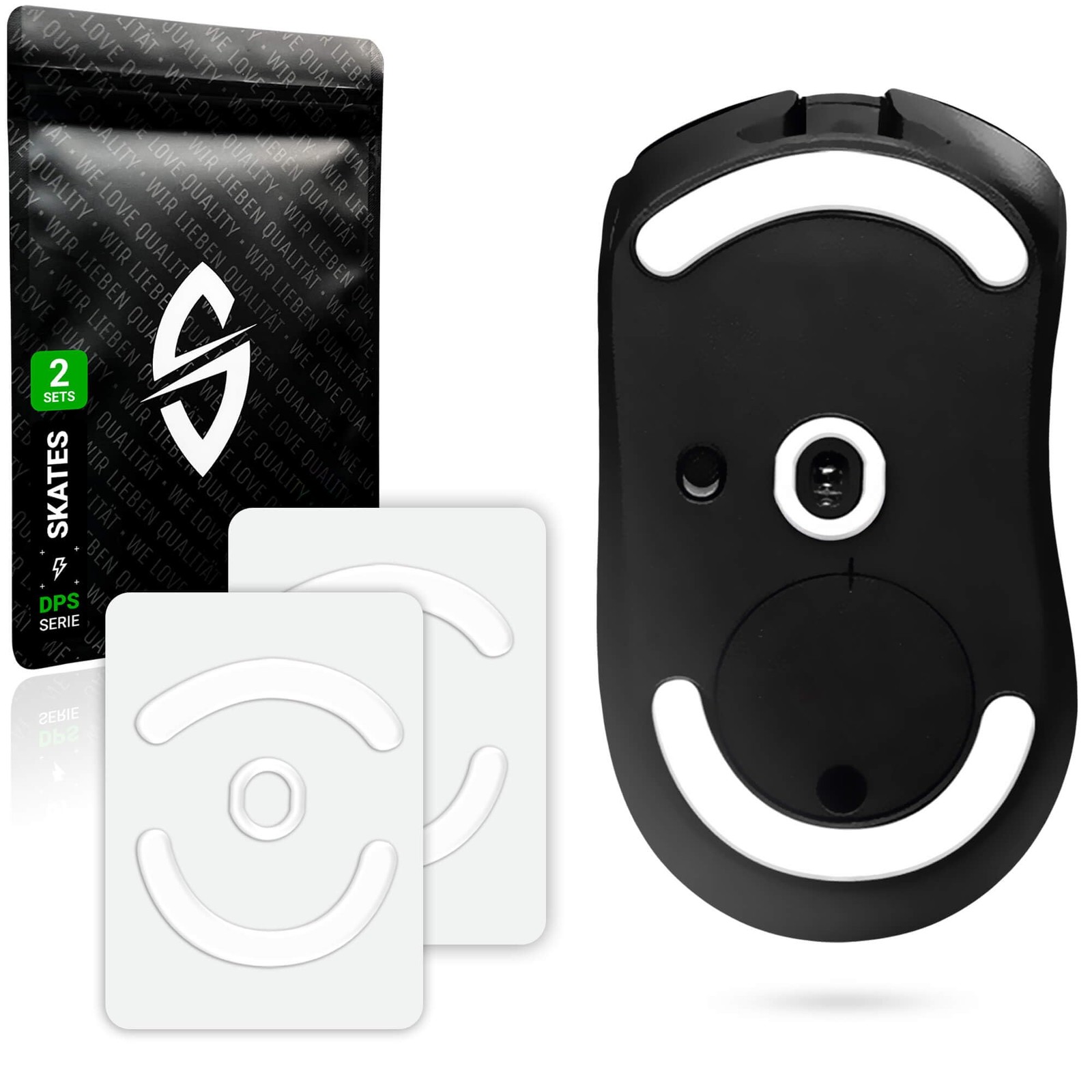 DPS Glides ultra rapides avec bords arrondis pour souris Logitech