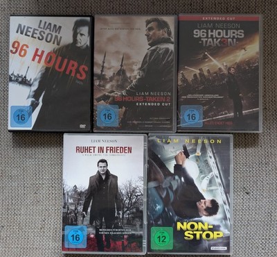 Liam Neeson DVD Sammlung   Taken 1 3 + Non-Stop + Ruhet in Frieden
