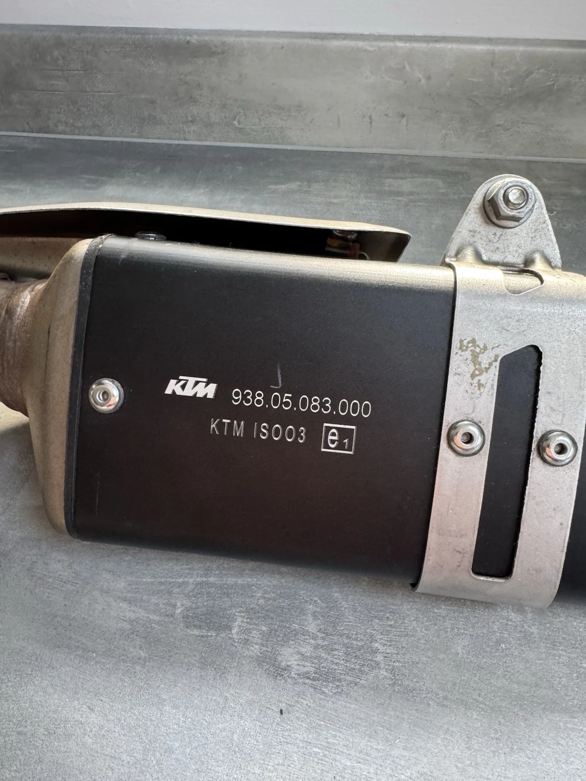 KTM Duke 125 250 390 Original Exhaust Silencer Muffler Good Condition 2