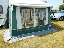 Dorema Porch Awning Toronto Green Grey Alloy Frame