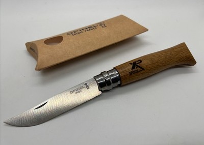 Opinel No. 08 XP Metal Detectors Folding Pocket Knife Oak Handle 3.51'' Blade NEW