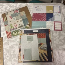 CTMH Scrapbook Cardstock Lot more - Tommy Regatta Seaside