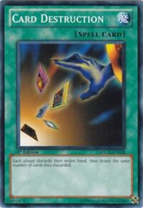 Card Destruction - SDGU-EN028 - Common - 1st Edition - YuGiOh