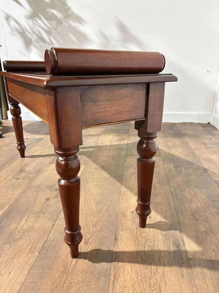 Reproduction Mahogany Window Seat - Image 3 of 4